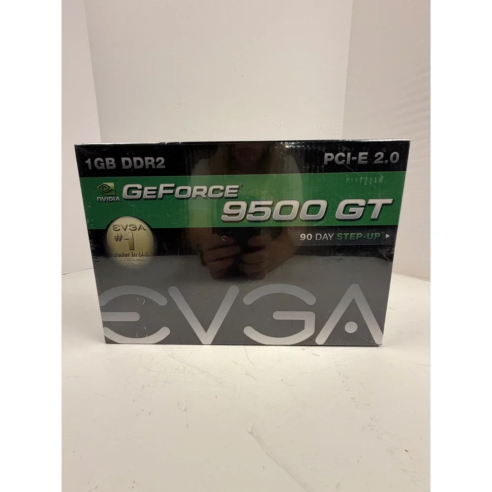 EVGA NVIDIA GeForce 9500 GT 1GB DDR2 PCI-E 2.0 Graphics Card GPU New Sealed